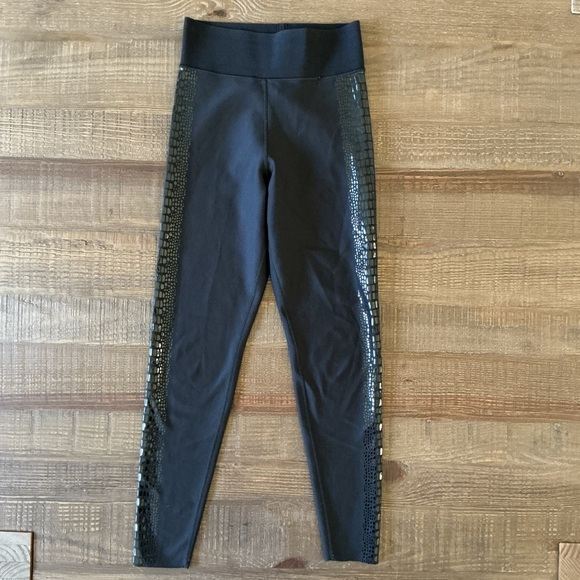 Ultracor Black Leggings with Sequin Detail - Picture 1 of 8